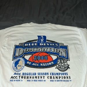 Duke Blue Devil 2006 ACC champions shirt
